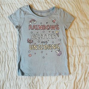 SOLD 5T The Children’s Place Pale Blue Graphic T-Shirt